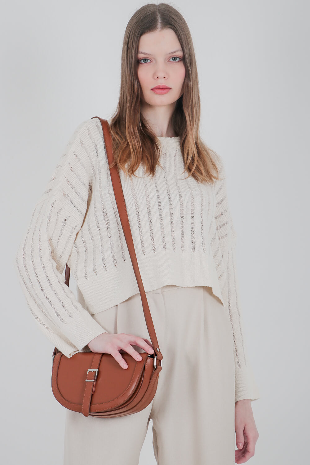 Οβάλ τσάντα ώμου