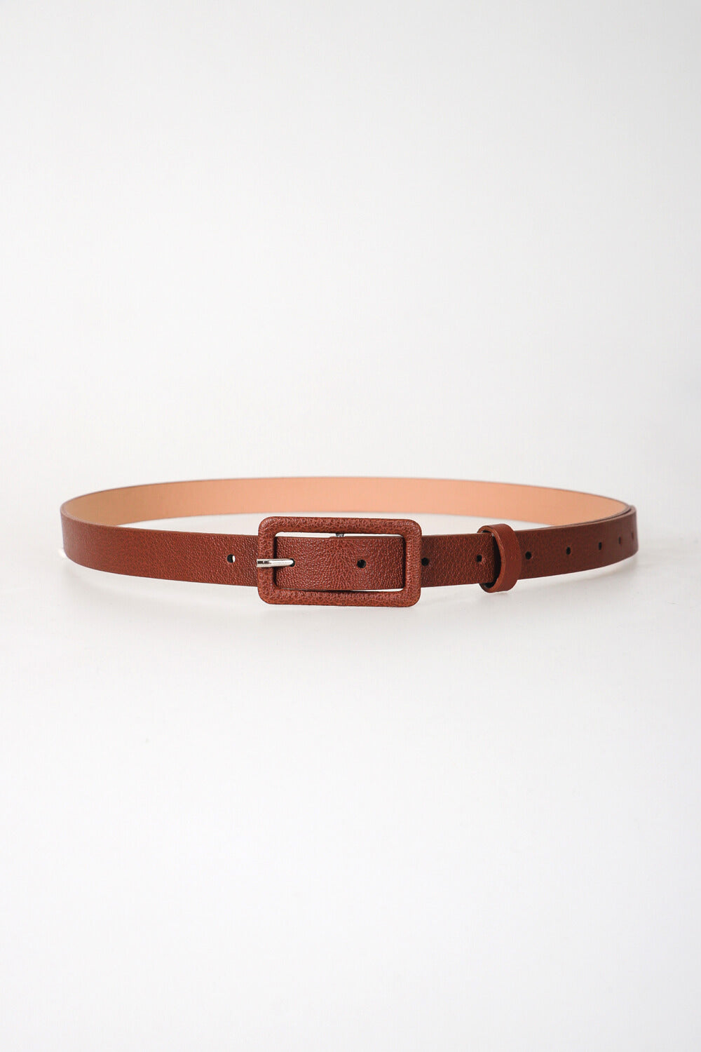 Λεπτή ζώνη με εφέ δέρμα