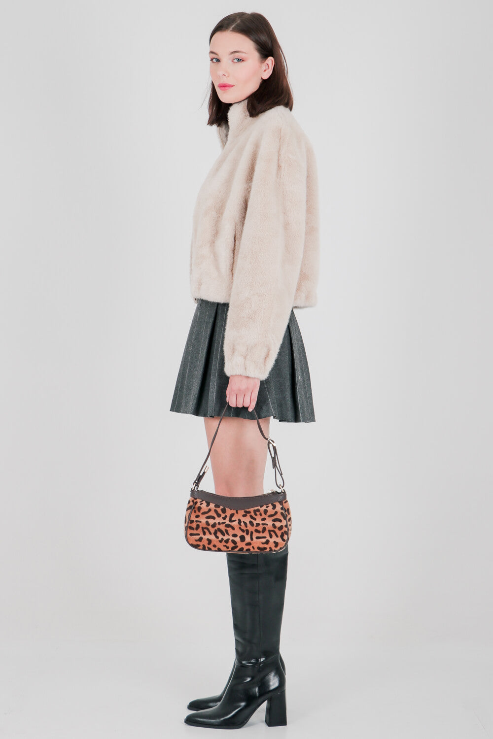 Τσάντα ώμου animal print