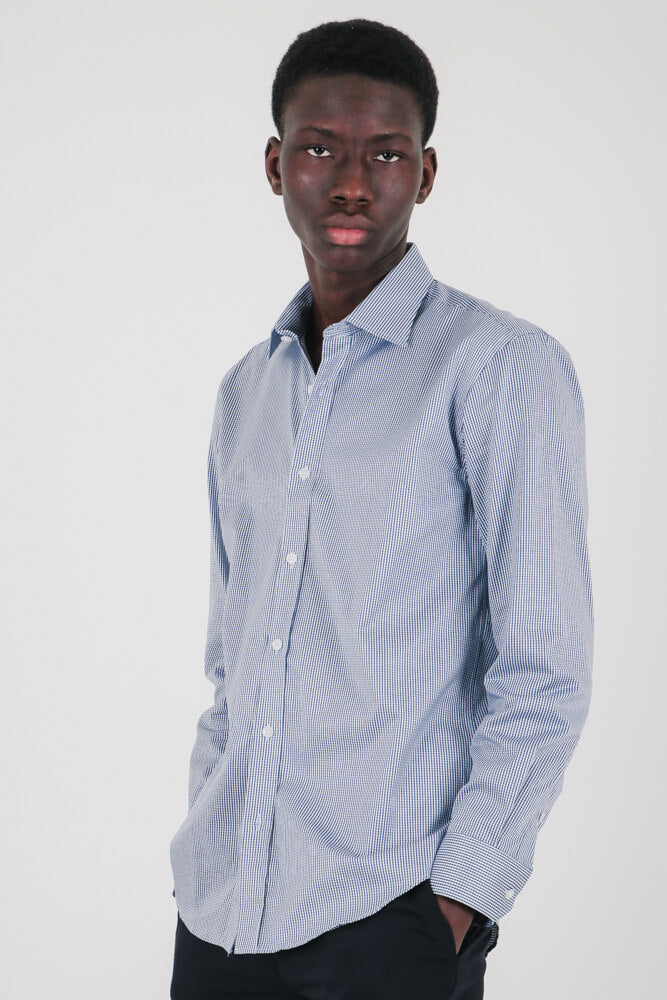 Πτι καρό βαμβακερό πουκάμισο