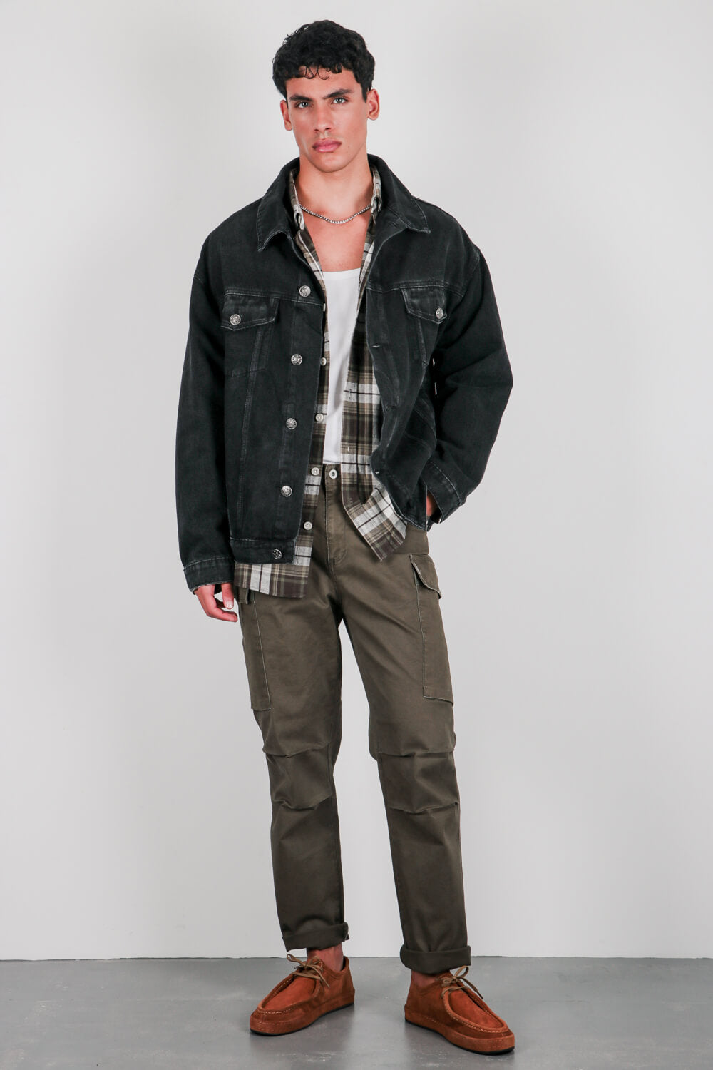 Μπουφάν ντένιμ relaxed fit