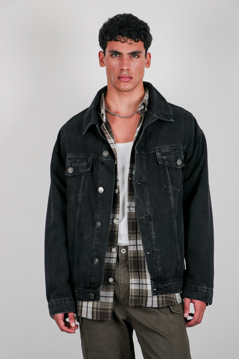 Μπουφάν ντένιμ relaxed fit