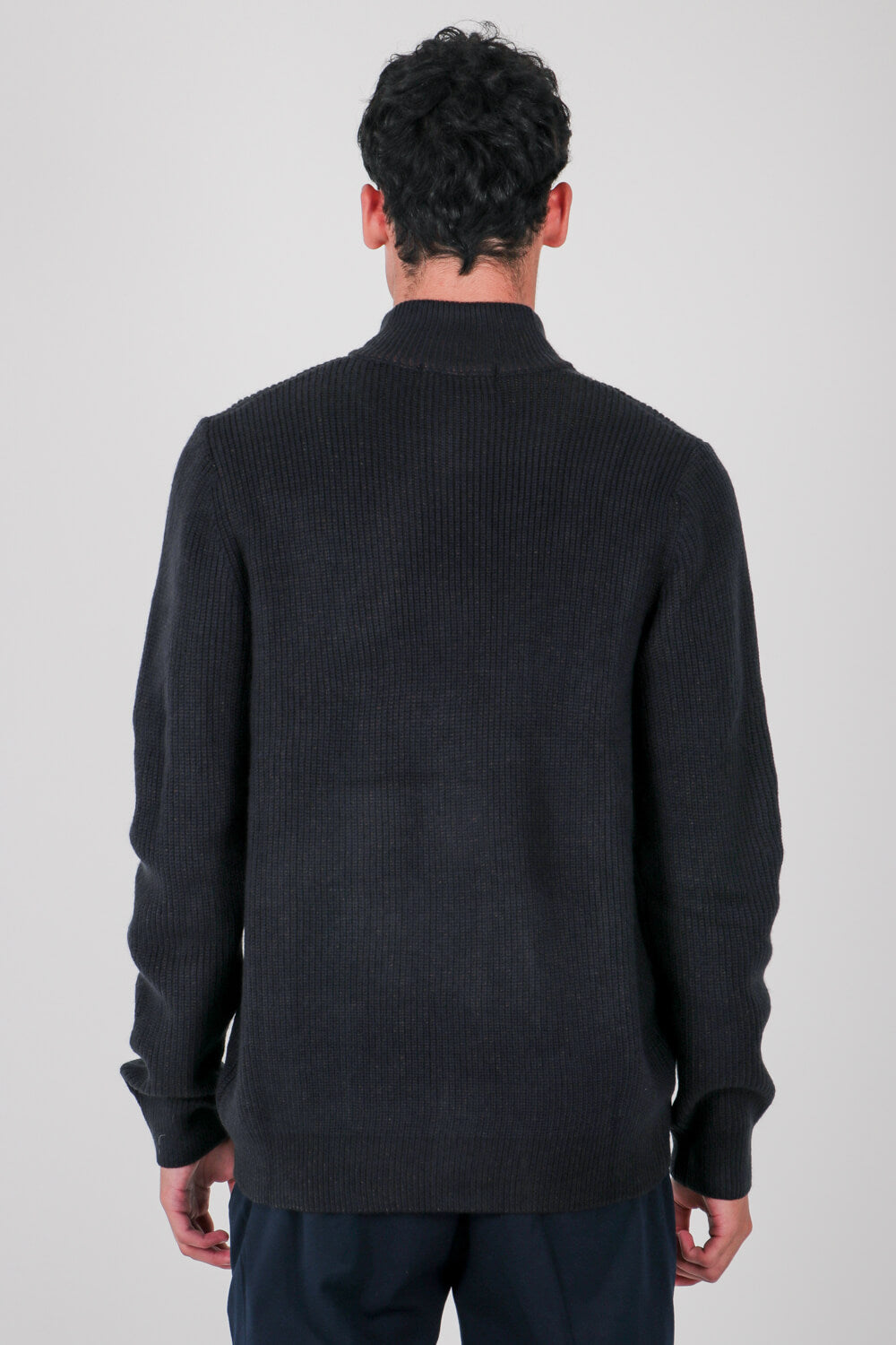 Πλεκτή ζακέτα με ανάποδη πλέξη