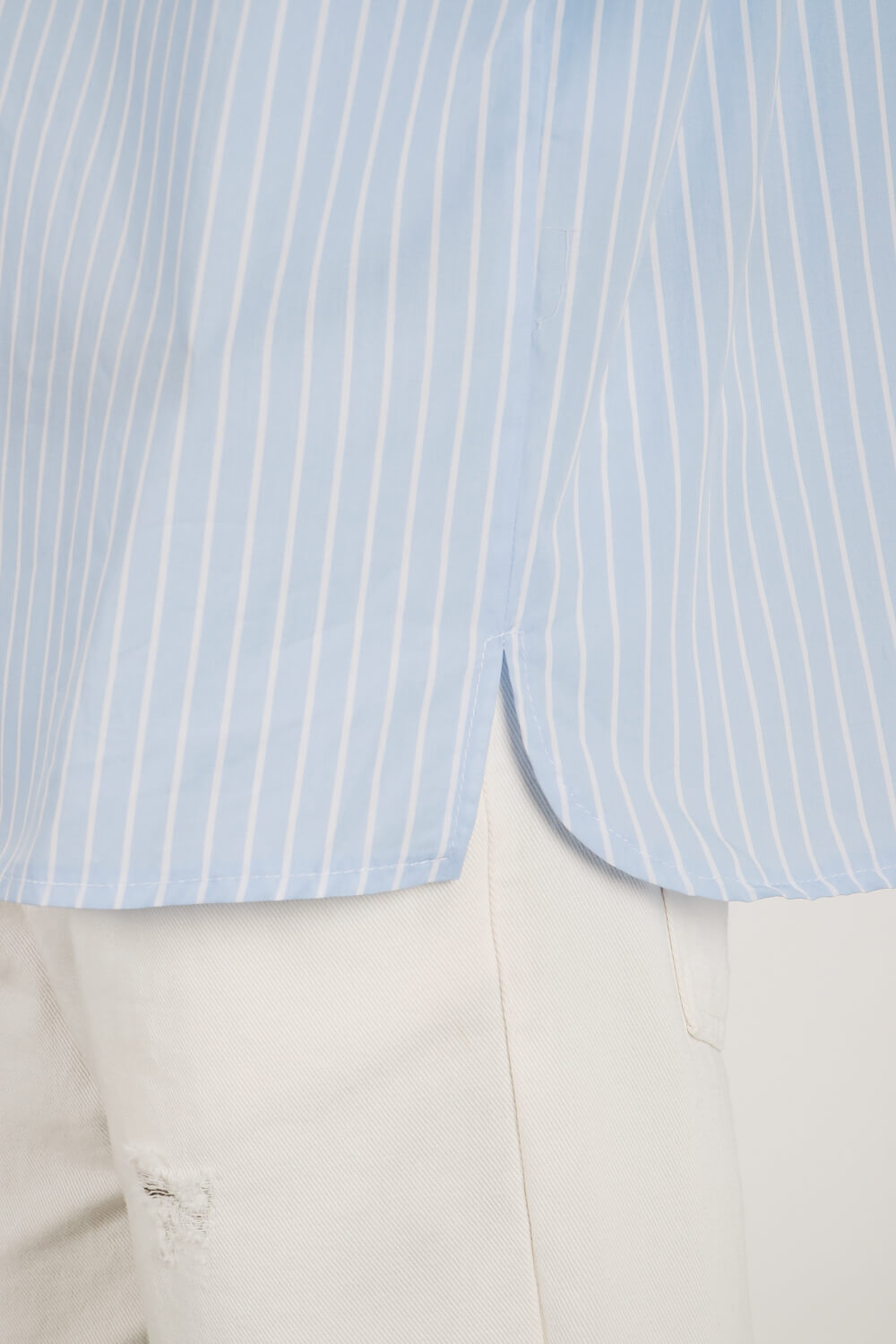 Ριγέ πουκάμισο με τσέπη