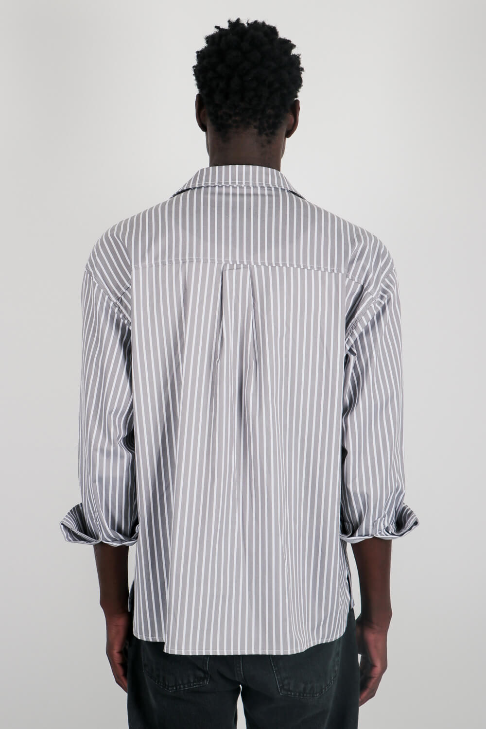 Ριγέ πουκάμισο με τσέπη