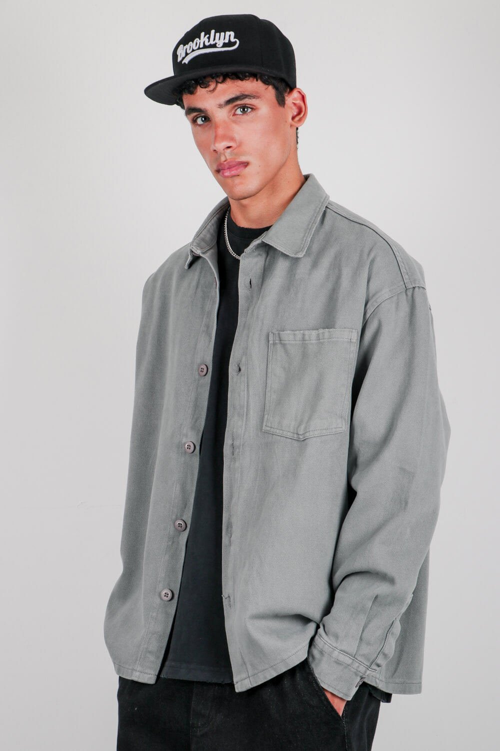 Πουκάμισο ντένιμ με τσέπη