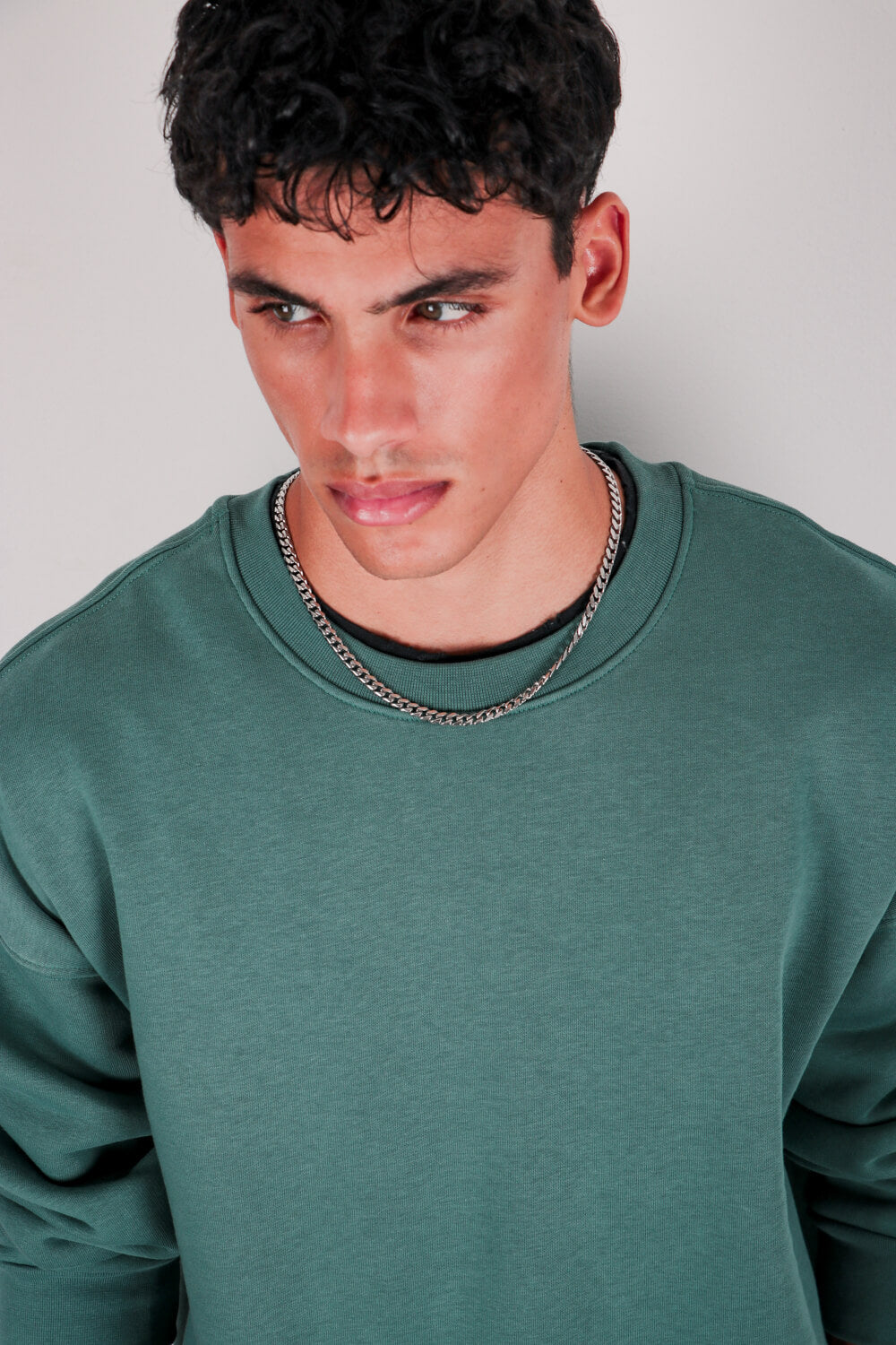 Βαμβακερό φούτερ crewneck