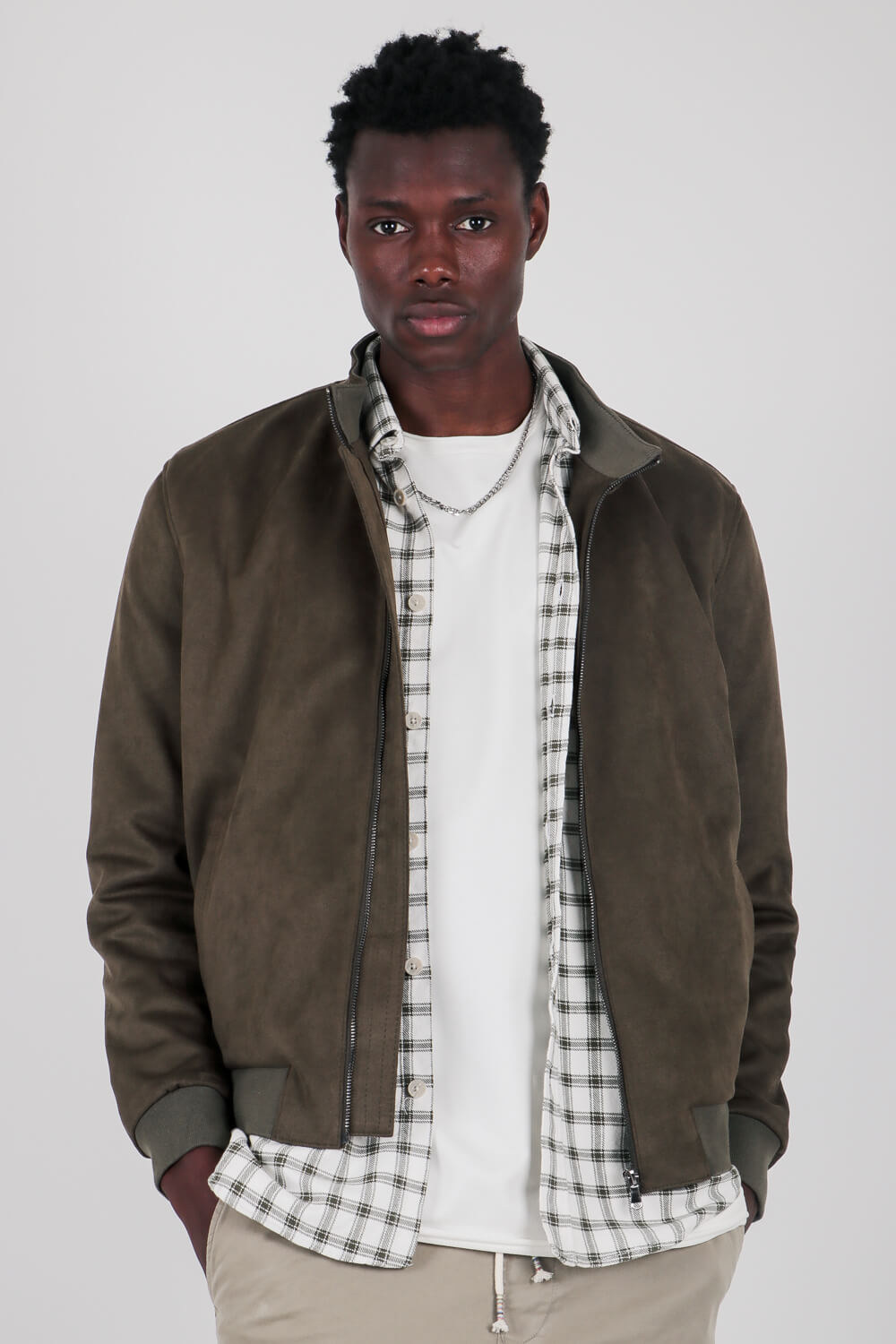 Μπουφάν με όψη καστόρ