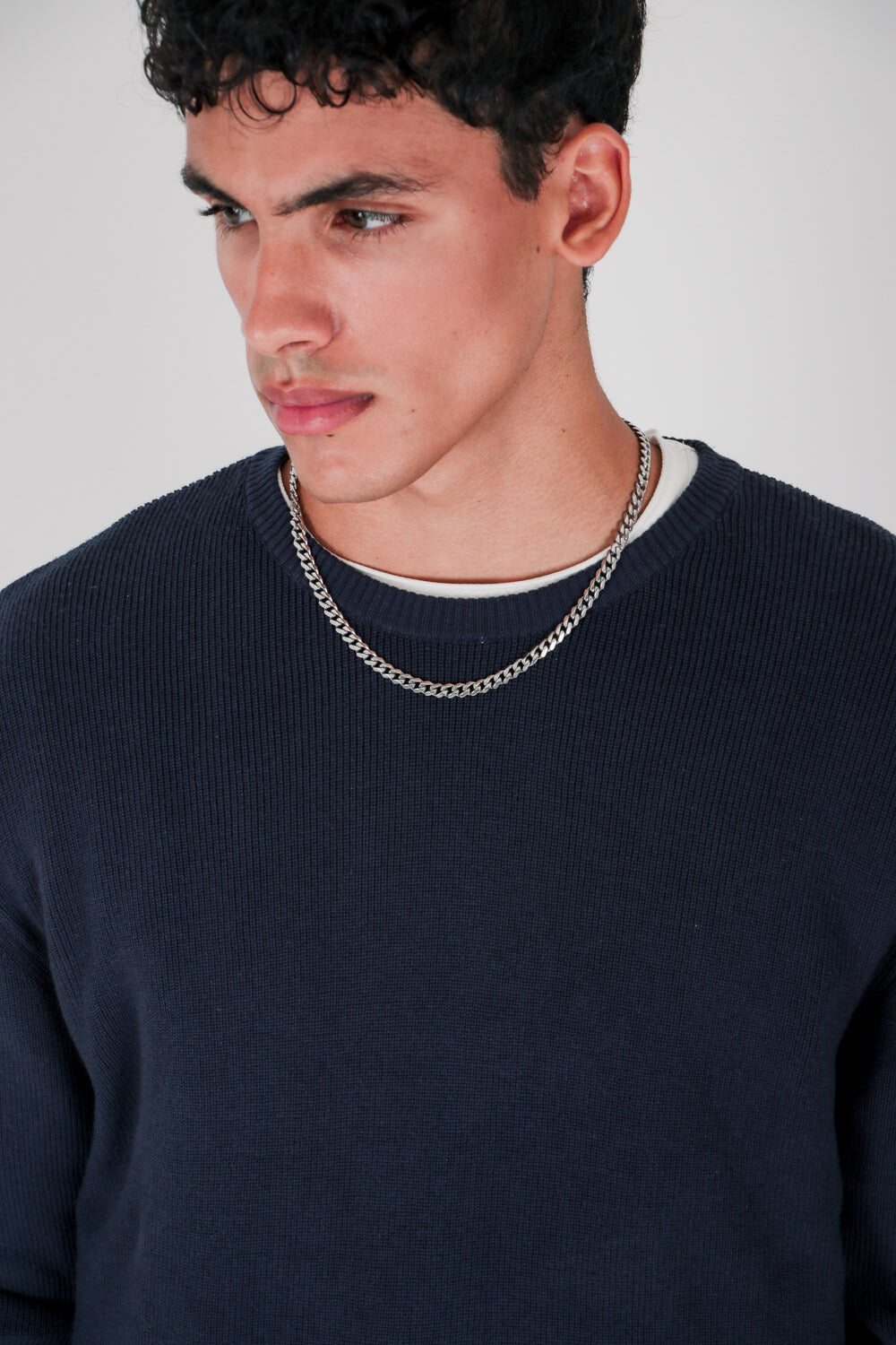 Πλεκτή μπλούζα με σχέδιο πλέξης