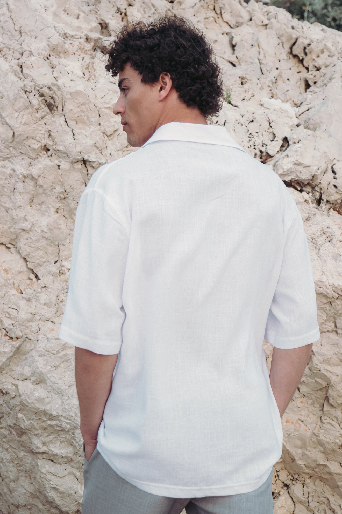 Βαμβακερό πουκάμισο relaxed fit