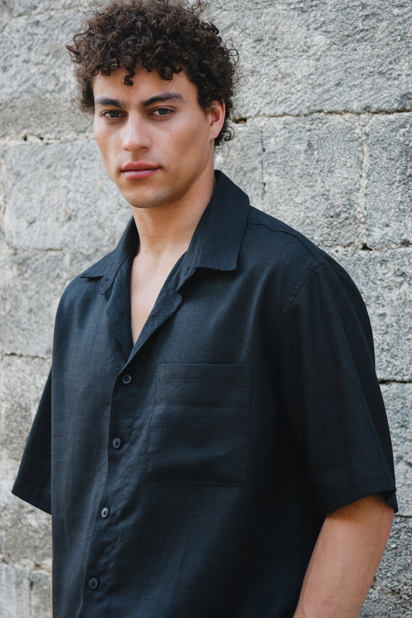 Βαμβακερό πουκάμισο relaxed fit