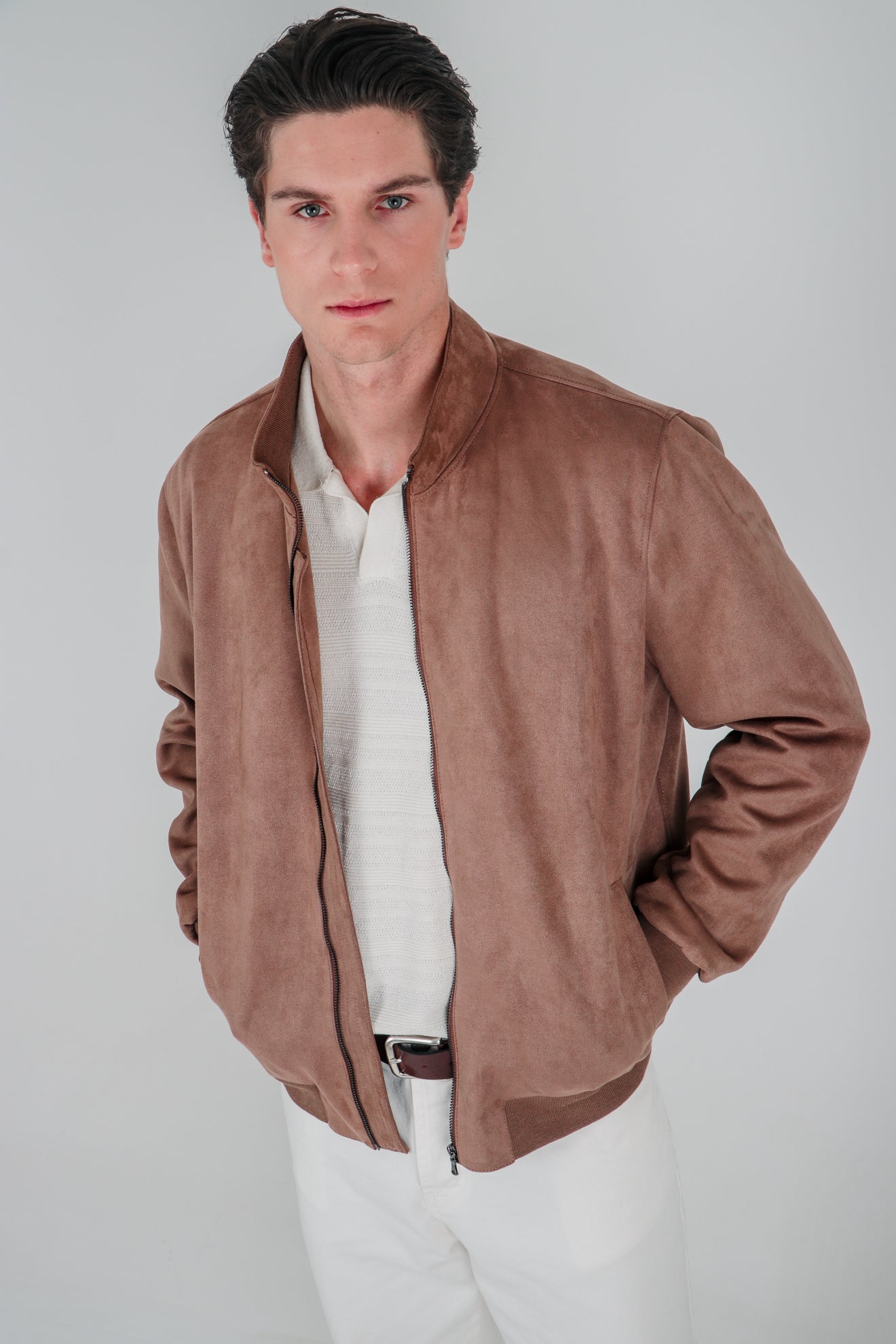 Μπουφάν με όψη καστόρ