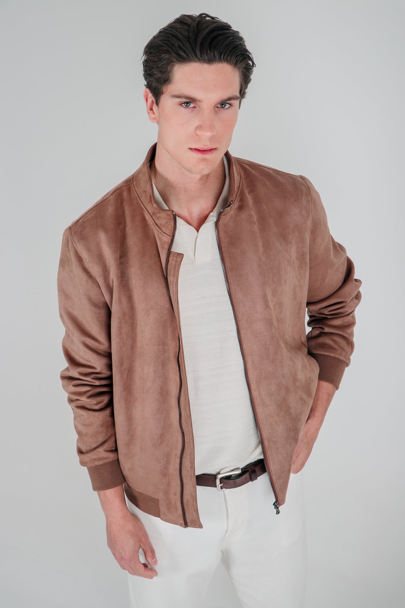 Μπουφάν με όψη καστόρ