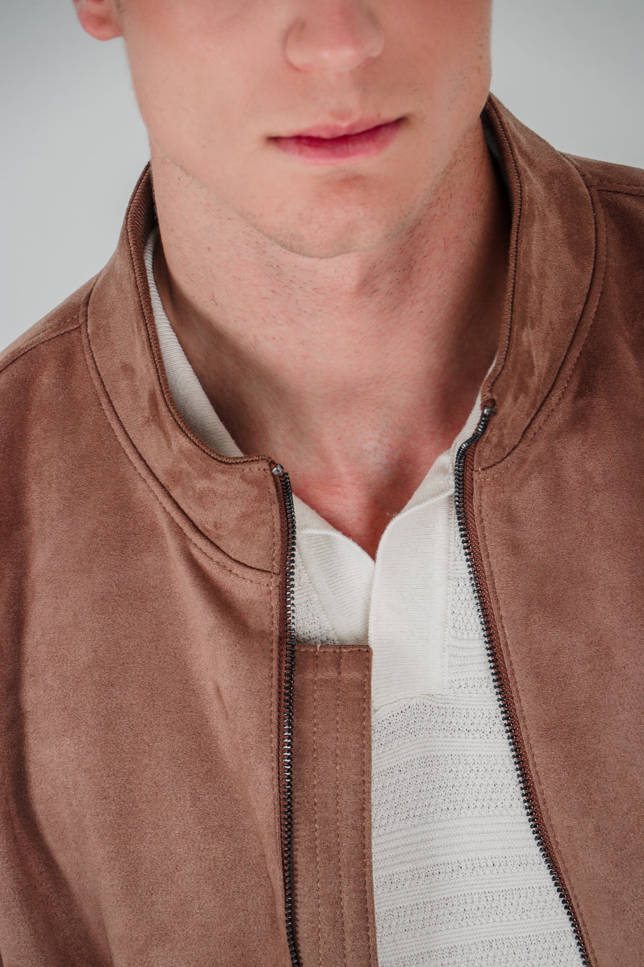 Μπουφάν με όψη καστόρ