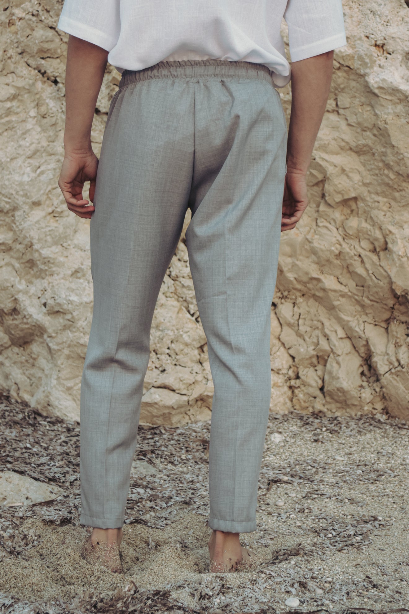 Παντελόνι με μέση jogger