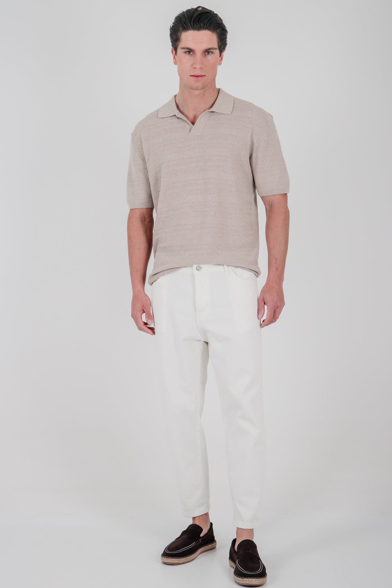 Πλεκτή μπλούζα πόλο