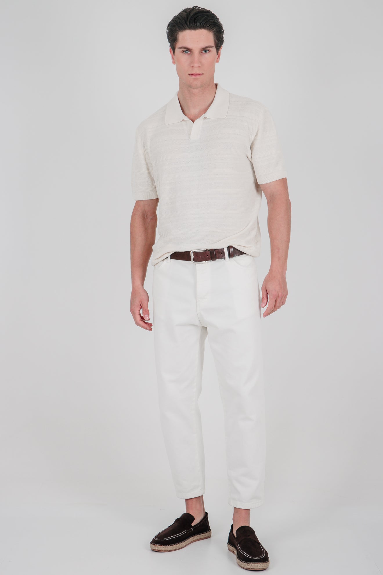 Πλεκτή μπλούζα πόλο