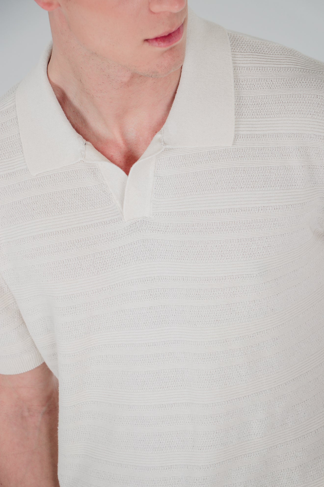 Πλεκτή μπλούζα πόλο