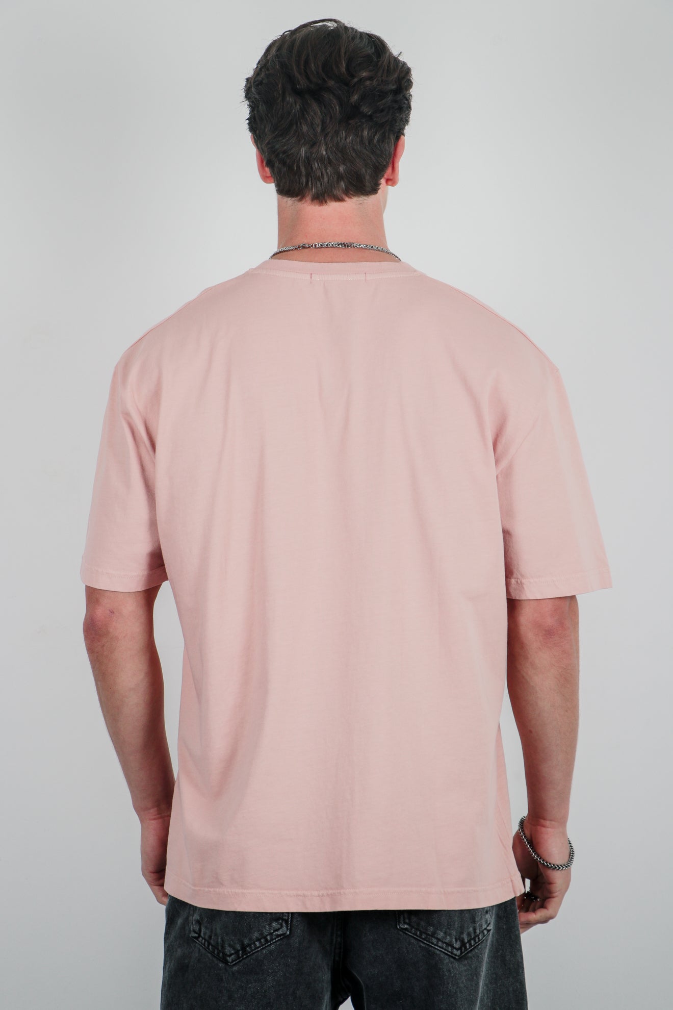 Ριχτή μπλούζα με ξέβαμμα