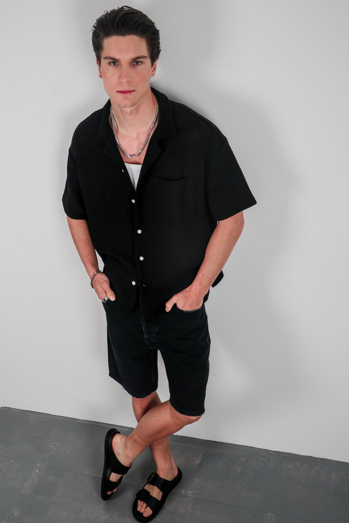 Πουκάμισο με κροσέ σχέδιο