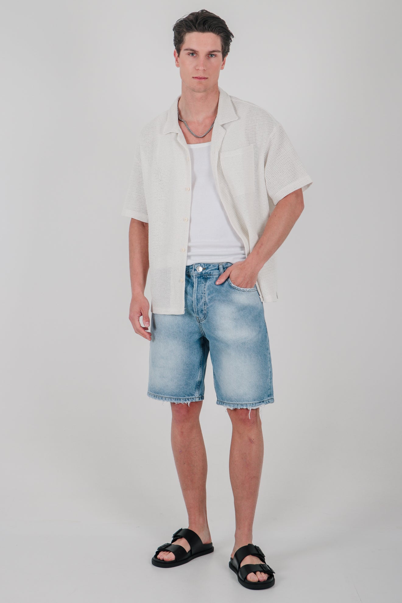 Πουκάμισο με κροσέ σχέδιο