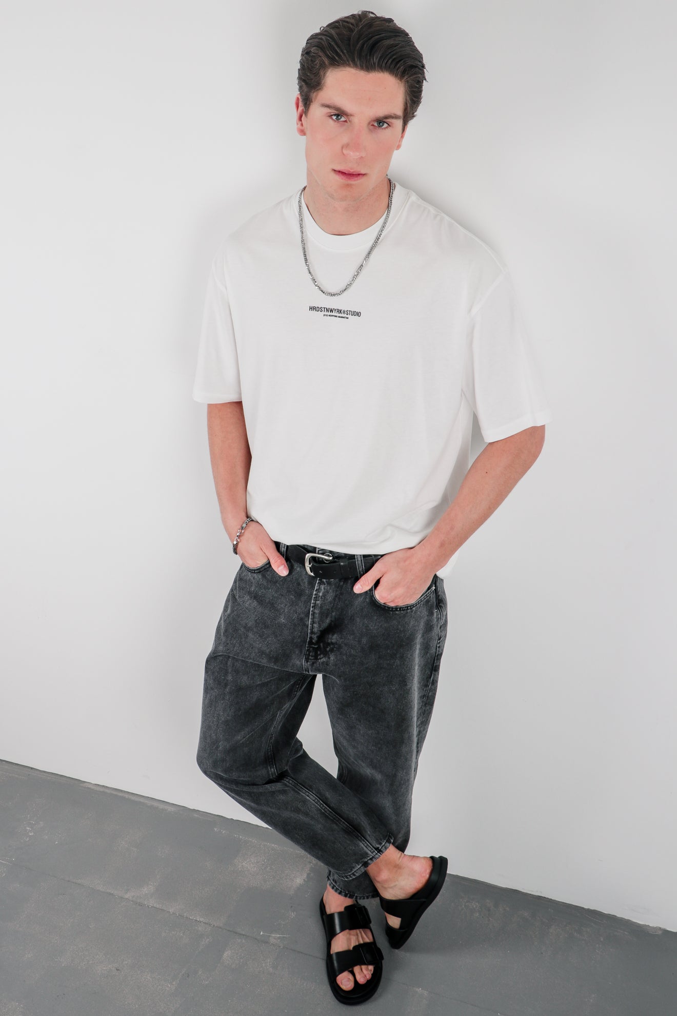 Μπλούζα με συνδυασμό σταμπών