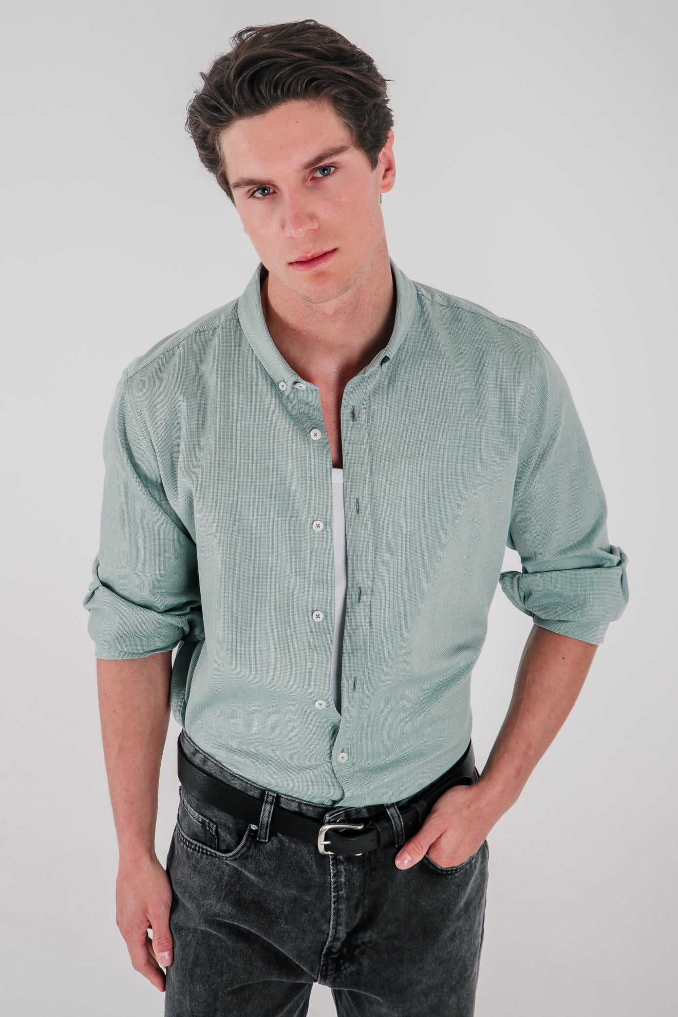 Πουκάμισο με σχέδιο ύφανσης