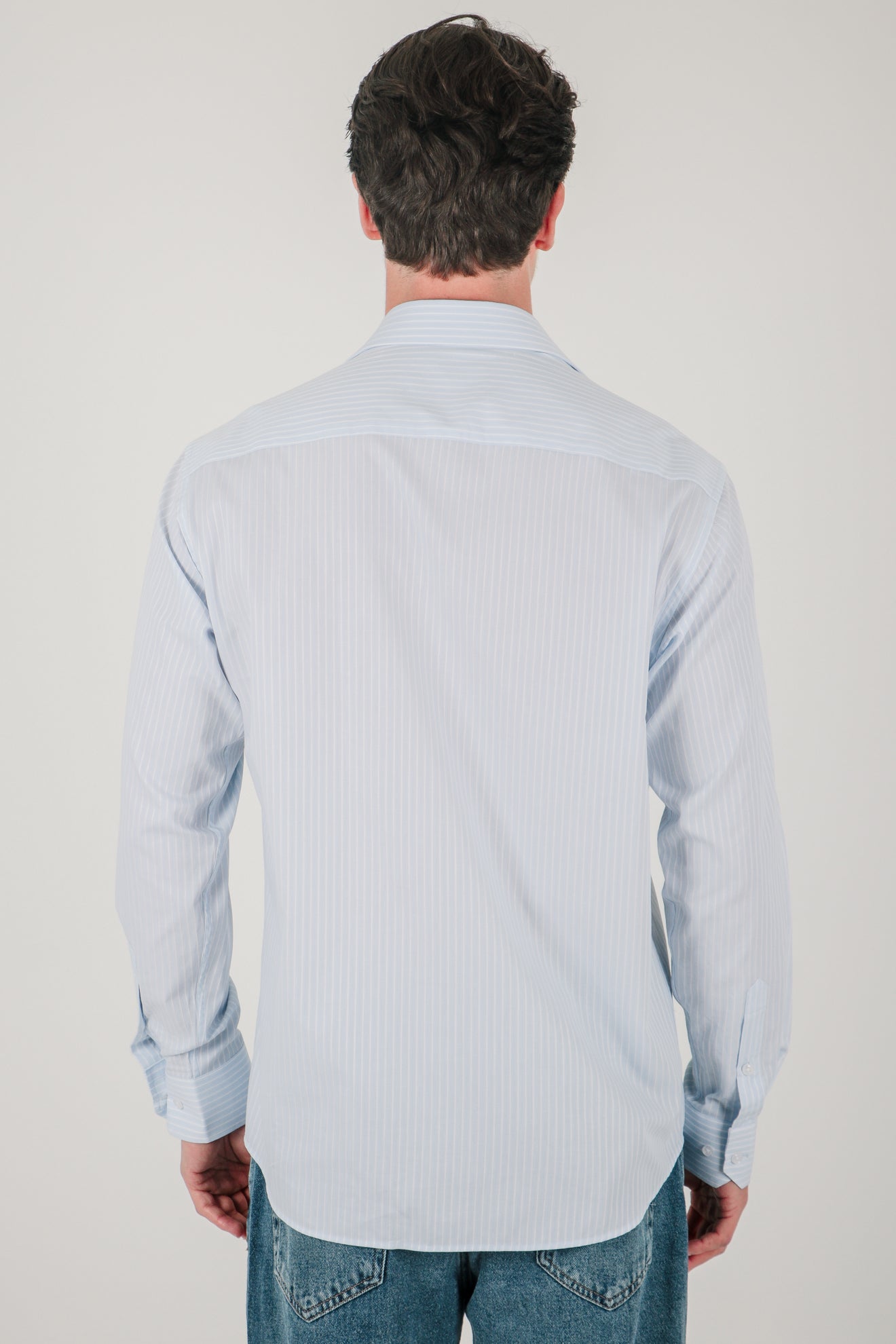 Πουκάμισο ριγέ με σχέδιο ύφανσης