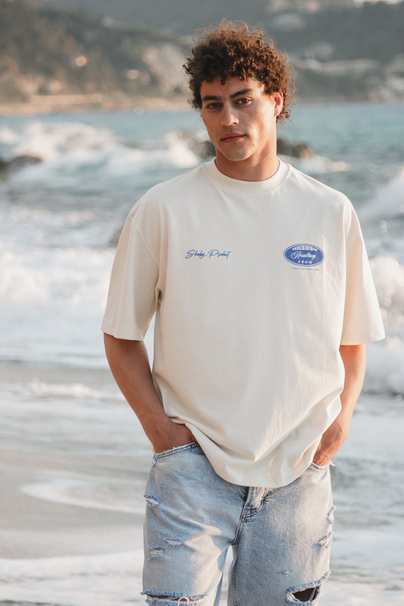 Βαμβακερή μπλούζα με στάμπα