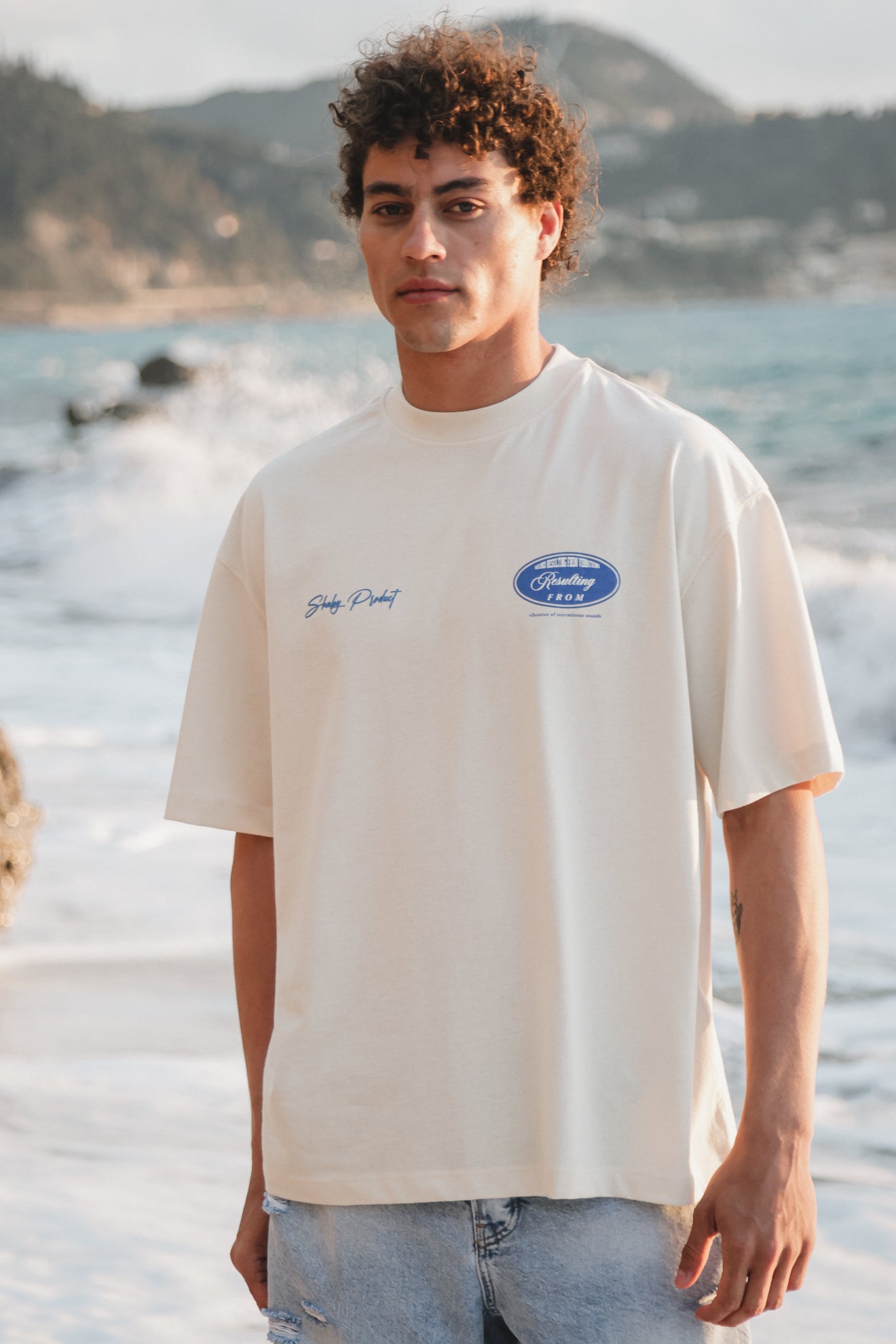 Βαμβακερή μπλούζα με στάμπα