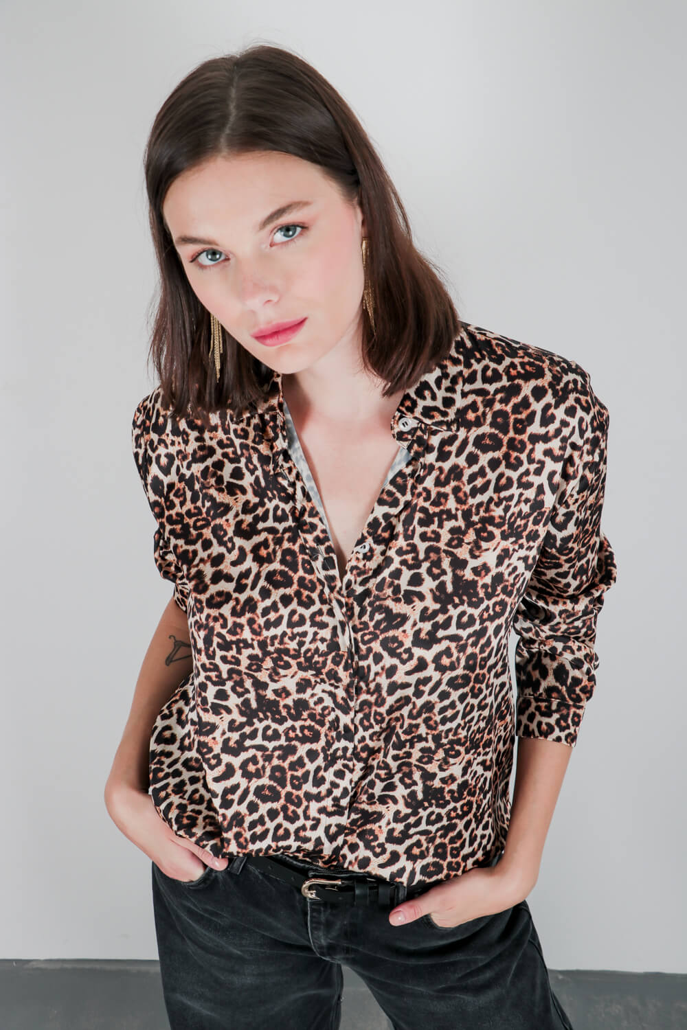 Σατινέ πουκάμισο