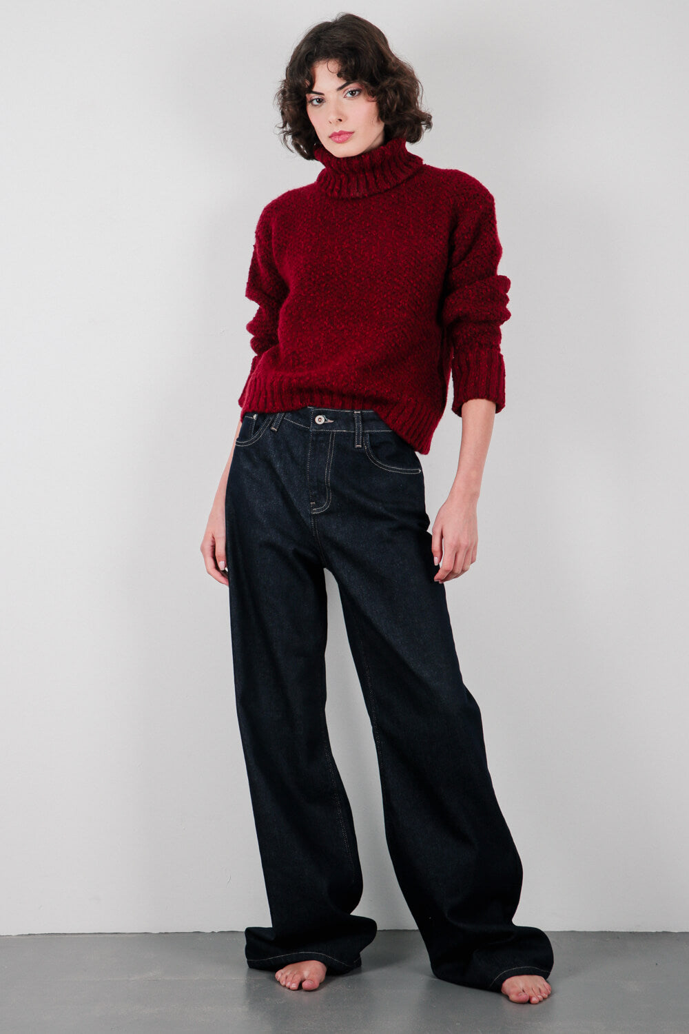 Πλεκτό πουλόβερ ζιβάγκο