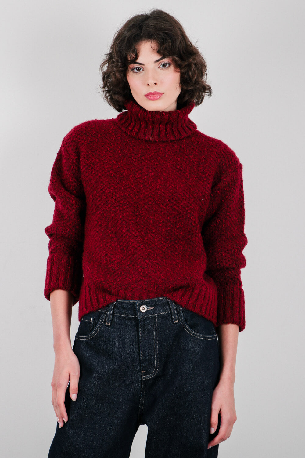 Πλεκτό πουλόβερ ζιβάγκο