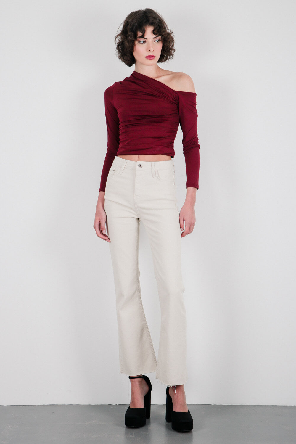 Ψηλόμεσο τζιν μίνι flare