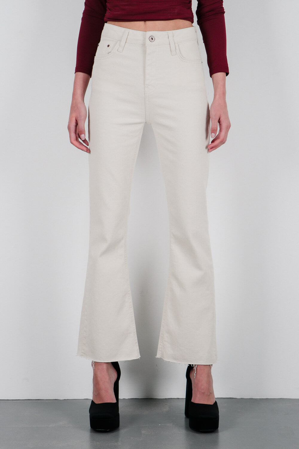 Ψηλόμεσο τζιν μίνι flare