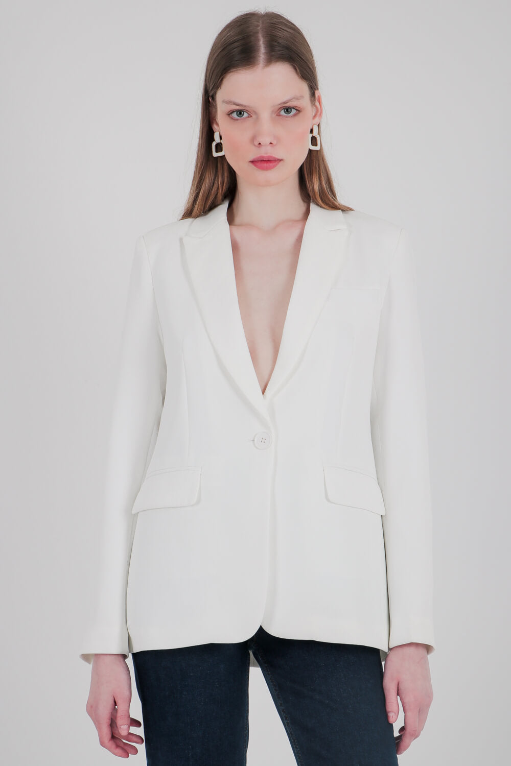 Μεσάτο μπλέιζερ με βάτες