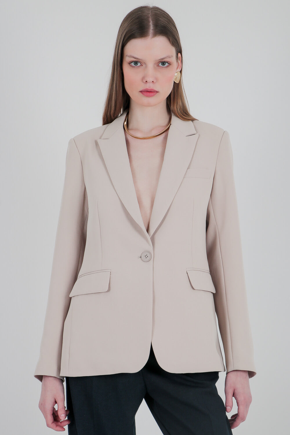 Μεσάτο μπλέιζερ με βάτες