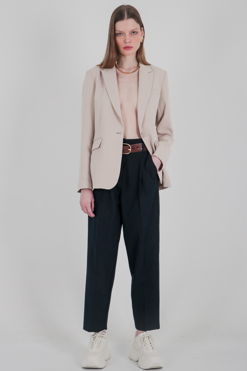 Μεσάτο μπλέιζερ με βάτες