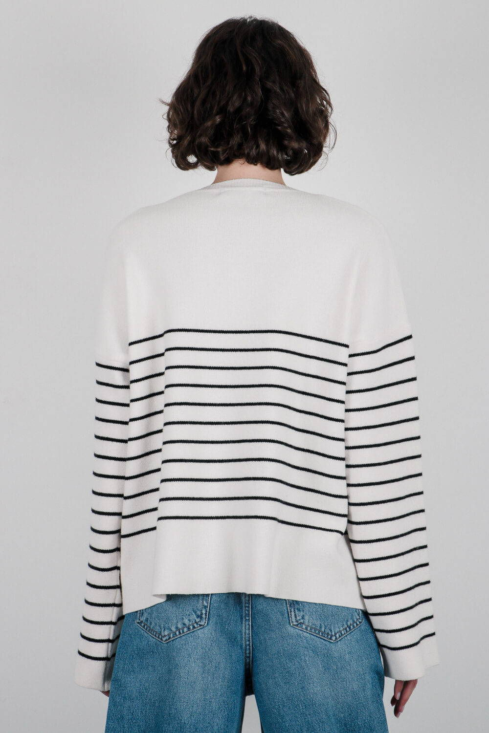 Πλεκτό πουλόβερ ριγέ