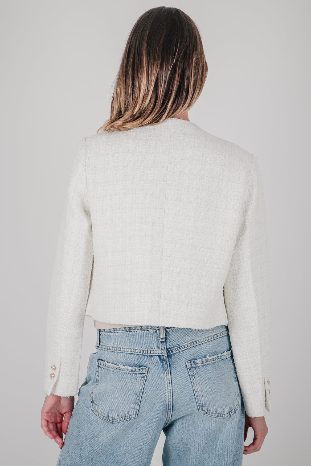 Μάλλινο μπλέιζερ με σχέδιο ύφανσης