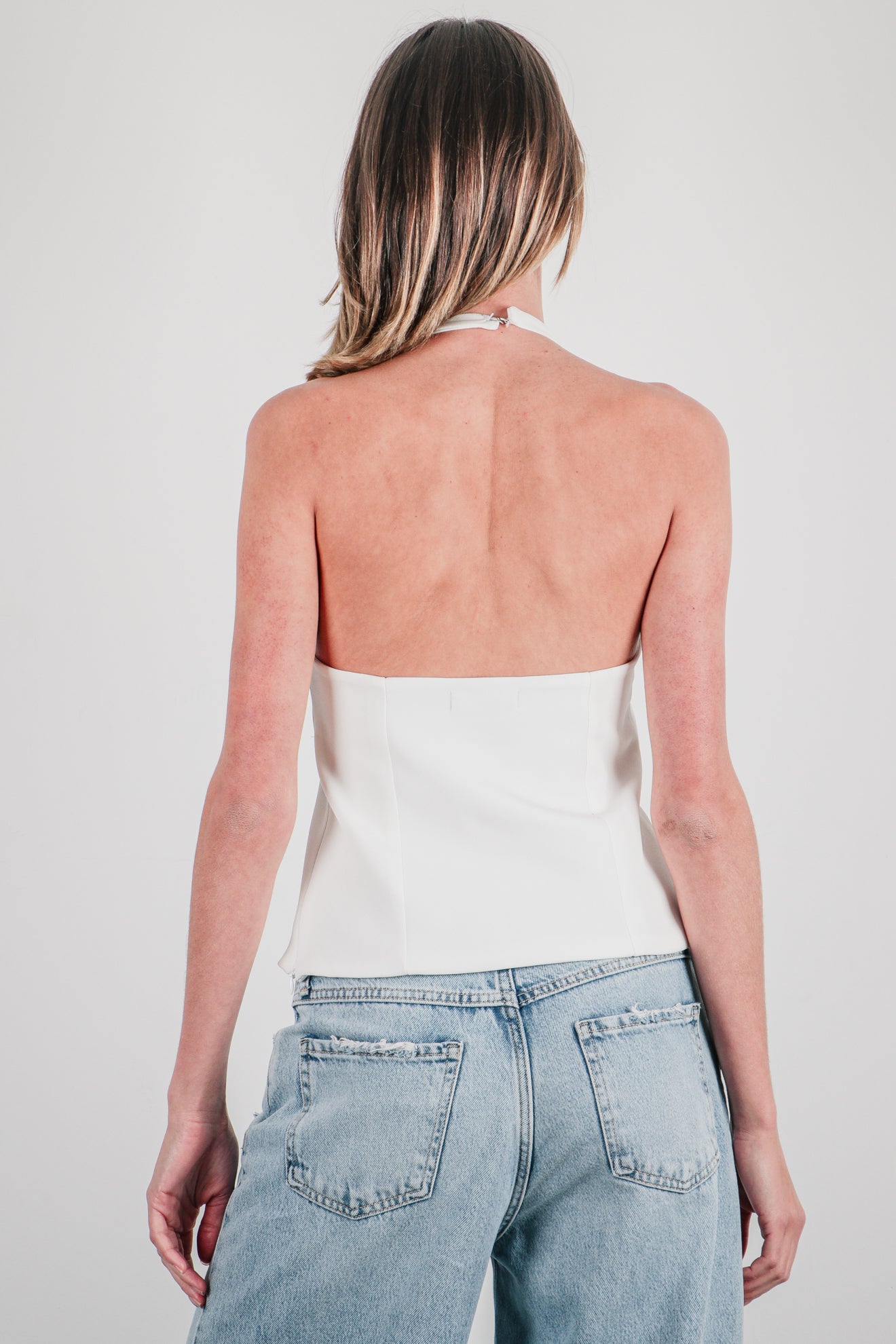 Τοπ με λαιμόκοψη halter