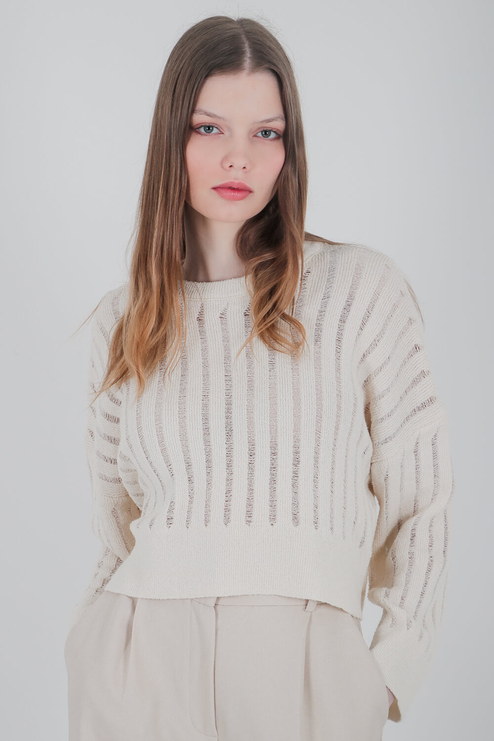 Πλεκτό με σχέδιο ύφανσης