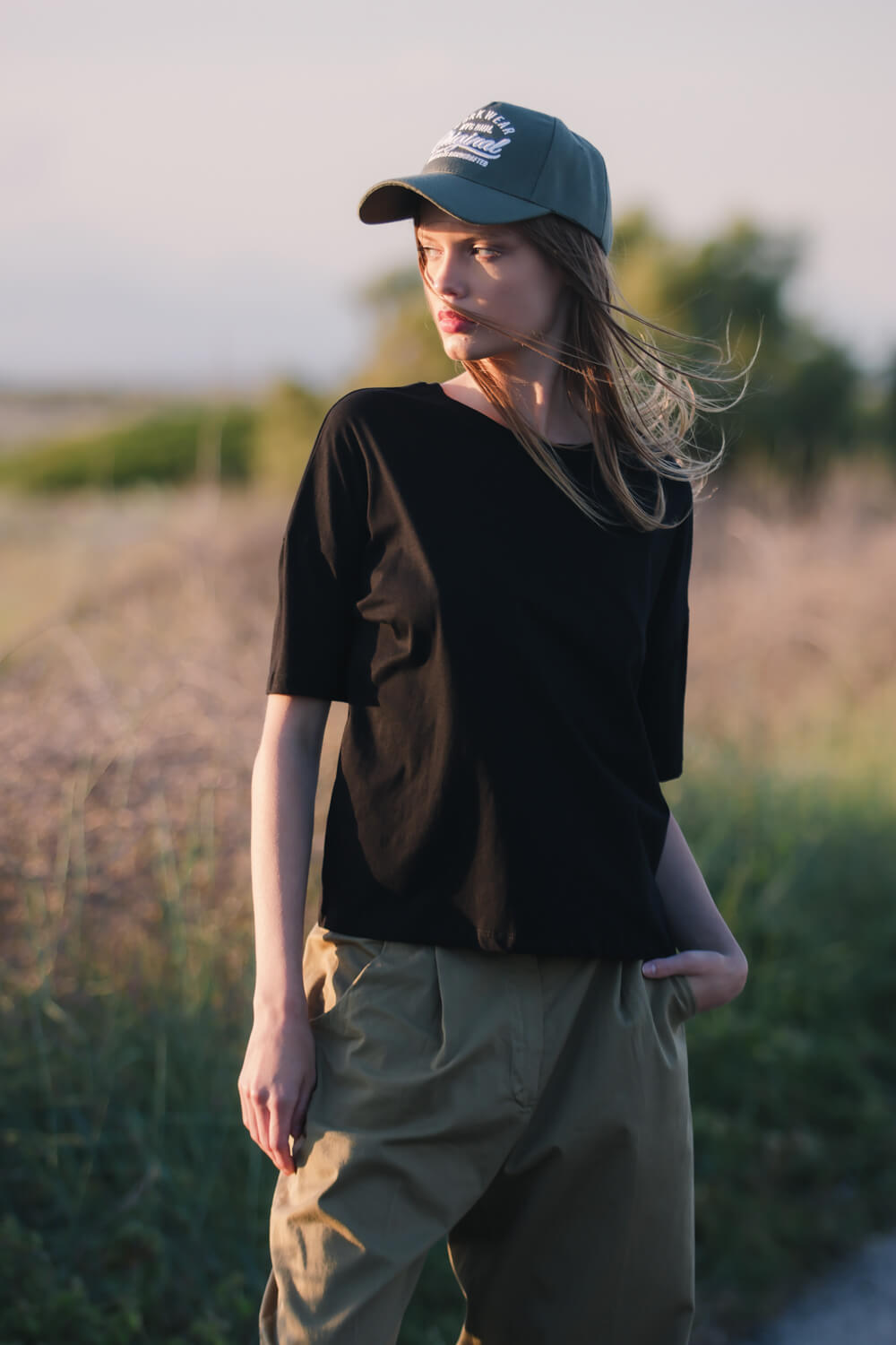 Βαμβακερή μπλούζα basic