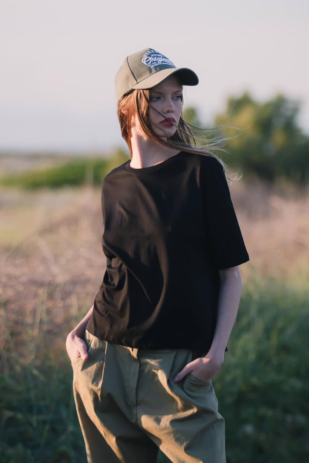 Βαμβακερή μπλούζα basic