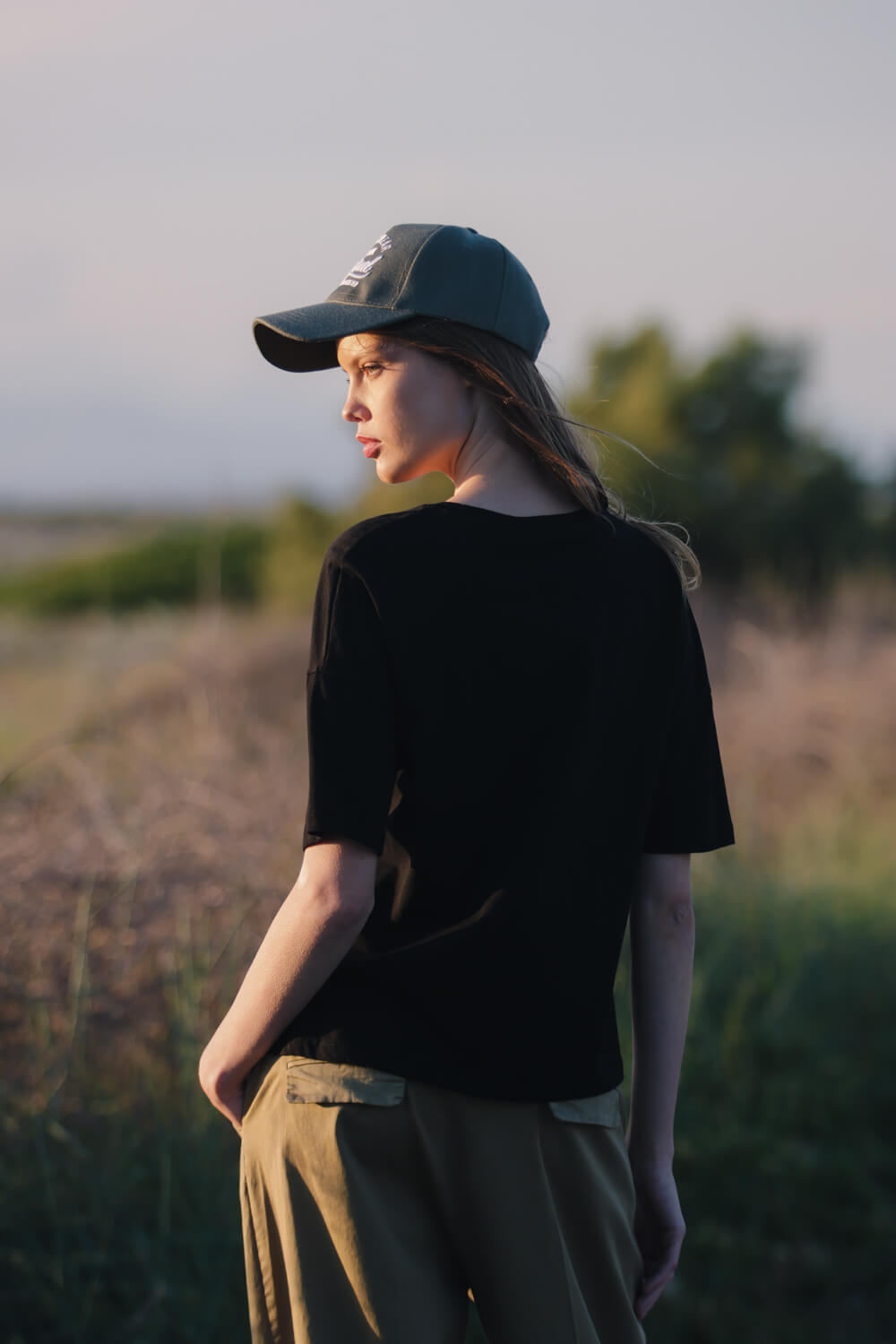 Βαμβακερή μπλούζα basic