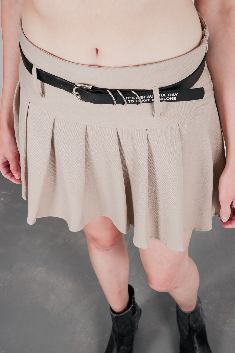 Μίνι φούστα με πιέτες