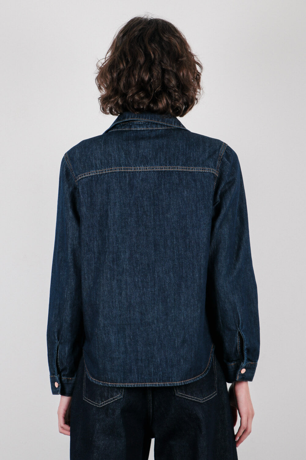 Slim πουκάμισο ντένιμ