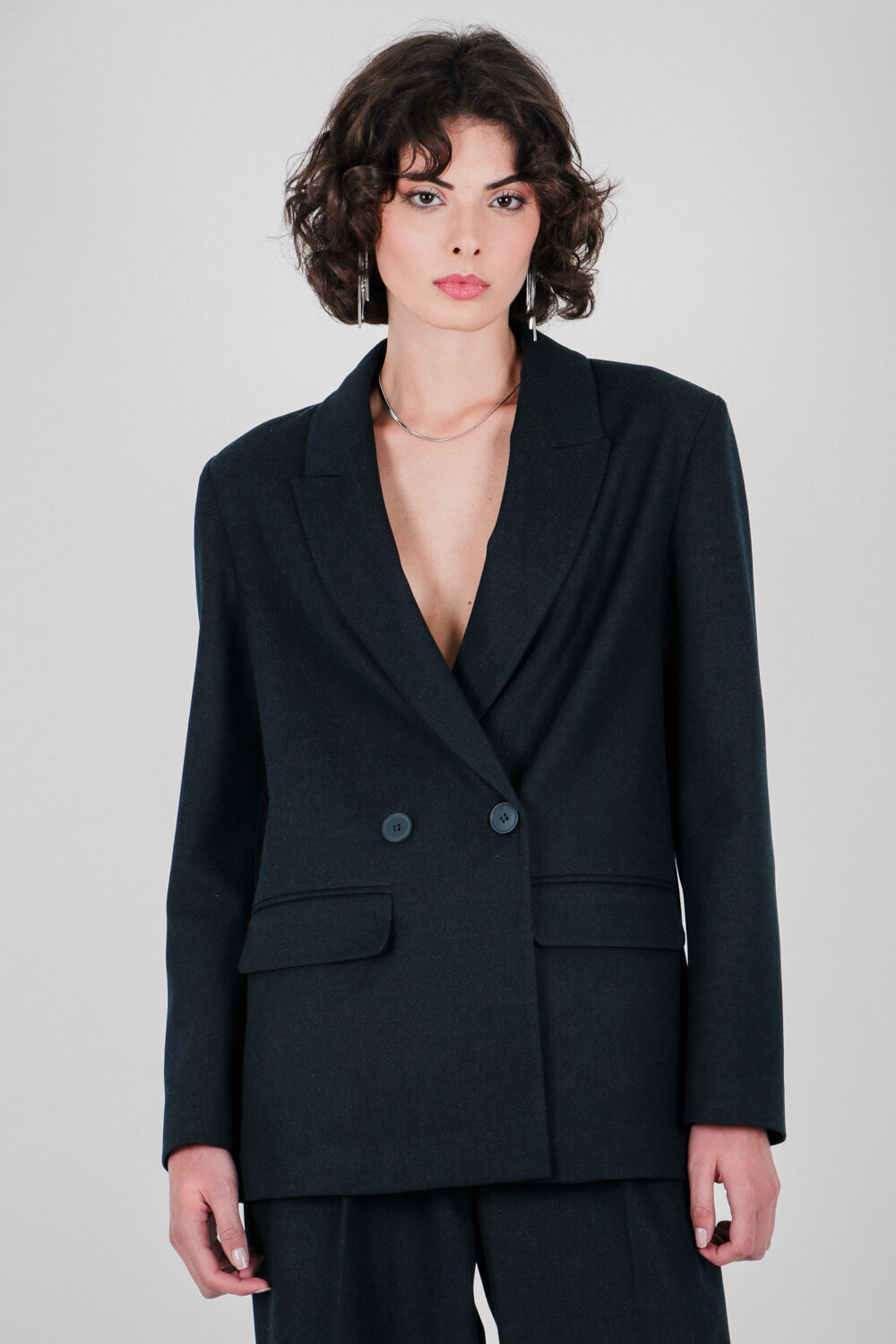 Σταυρωτό μπλέιζερ oversize