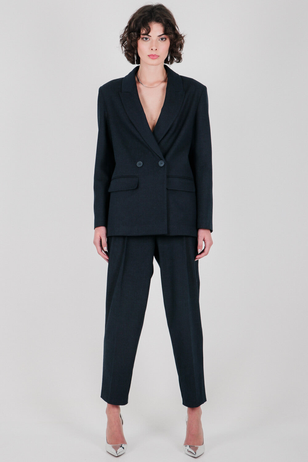 Σταυρωτό μπλέιζερ oversize