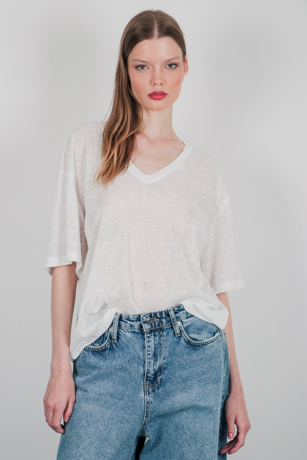 Μπλούζα με V ντεκολτέ